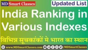 Different Index Ranking Of India 2021, India Ranking In Indexes 2021, India Ranking In Different Indexes, Various Index Ranking Of India 2021,