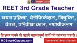 REET 3rd Grade Teacher Selection Process, REET Third Grade Teacher Selection Process, REET 3rd Grade Teacher Salary, REET 3rd Grade Teacher Merit List,