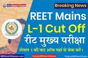 REET Main Exam Level 1 Cut Off 2023