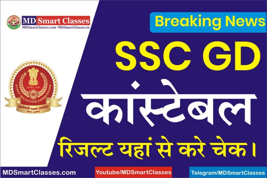 SSC GD Constable Result 2023